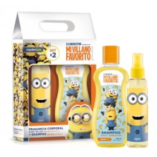 ALGABO MINIONS SET BODY SPLASH X 125 + SHAMPOO X 200