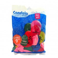 CANDELA GLOBOS FELIZ CUMPLEAÑOS X50