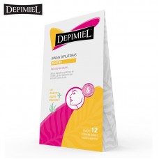 DEPIMIEL BANDAS DEPILATORIAS ROSTRO x 12