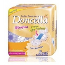 DONCELLA TOALLAS FEMENINAS ULTRAFINA x 8