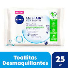 NIVEA TOALLITAS DESMAQUILLANTES X 25