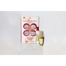 PAULVIC ESTUCHE FLORES ROJAS FOR WOMAN (PERFUME + BODY SPLASH)