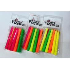 VELAS FIESTA FLUOR x10